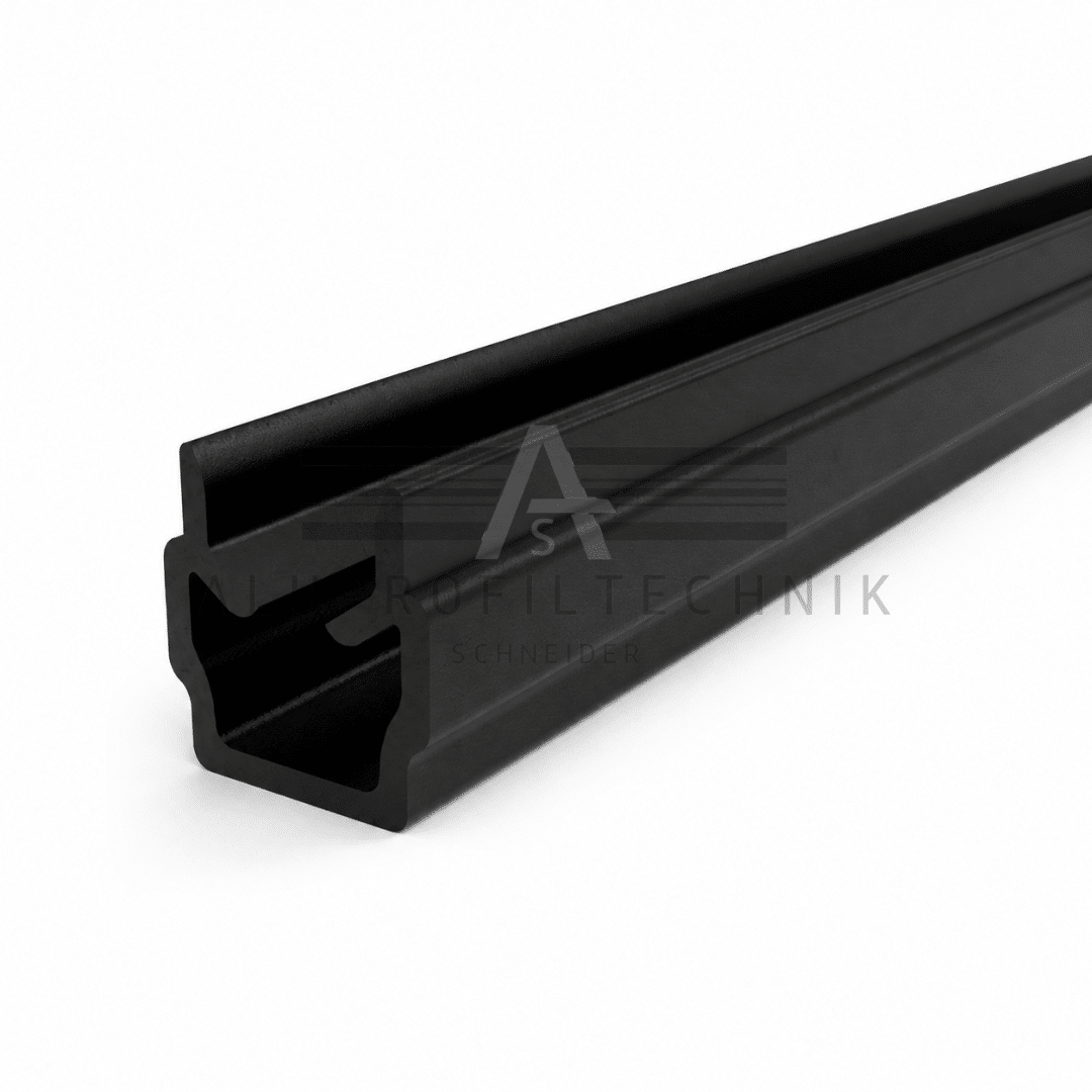 Abdeck- und Einfassprofil Nut 5 I-Typ schwarz 1000 mm