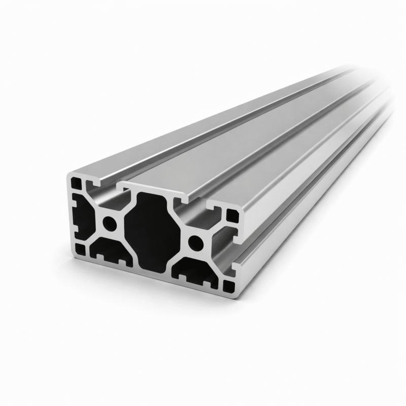Aluminiumprofil 60x30 leicht 3N90 Nut 6 I-Typ, eloxiert (Silber)