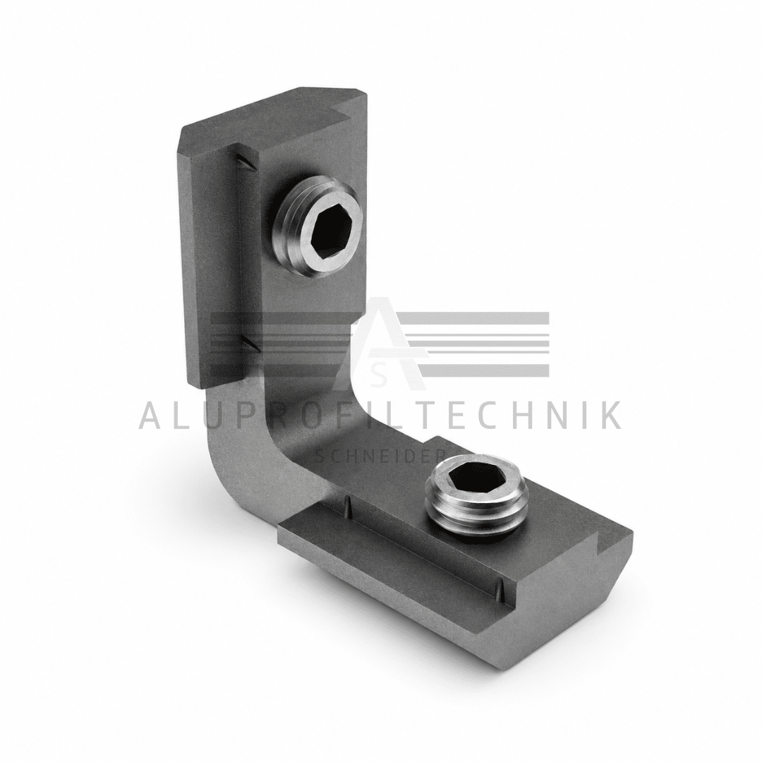 Innenwinkel 30 B-Typ / 40 I-Typ, Nut 8, M6, Zinkdruckguss